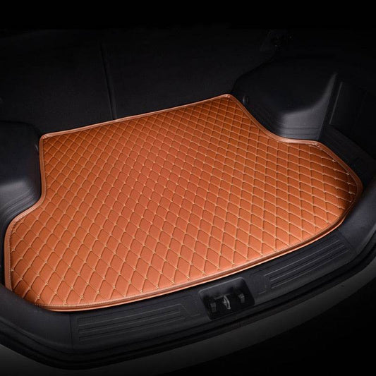 Brown Custom Car Trunk Mats
